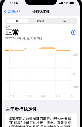 衡阳iPhone手机维修如何在iPhone开启'步行稳定性通知'