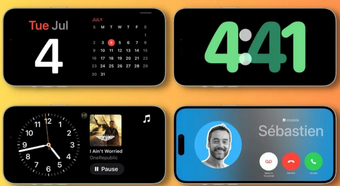 衡阳苹果手机维修分享iOS17横屏充电待机显示有什么好处 