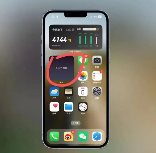 衡阳苹果手机维修分享:iOS16主屏幕天气小组件无法正常工作怎么办？ 