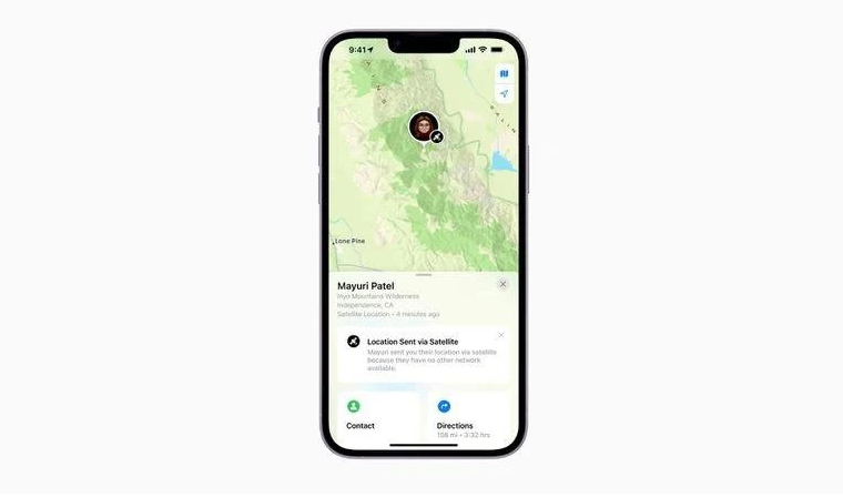 衡阳苹果14维修分享iPhone14系列中 FindMy功能通过卫星分享位置方法教程 