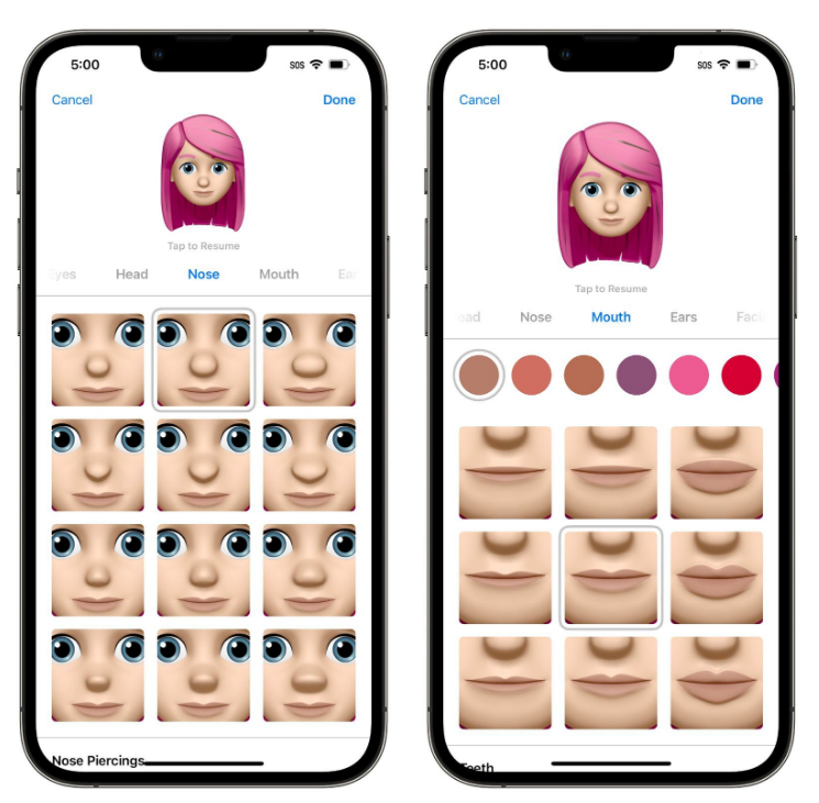 衡阳苹果手机维修分享​iOS 16中的拟我表情有了哪些变化和升级 