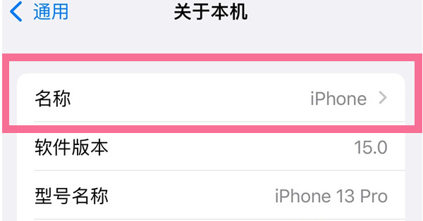 衡阳苹果13维修分享iPhone 13热点名字设置教程 
